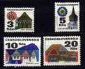 CS 1972 Mi 2080-3 ** Local Architecture - Unused Stamps