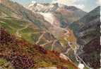 Gletsch, Grimselpass Und Furkapass Mit Rhonegletscher Und Galenstock - Lens