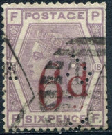 Pays : 200  (G-B)  Yvert Et Tellier N° :  75 (o)  Perfin / Perforé - Perforadas