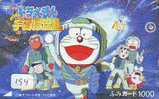 Télécarte JAPON CHAT DORAEMON (154) CINEMA * ANIME MANGA *  TELEFONKARTE JAPAN * PHONECARD CAT * FILM * COMICS * - BD