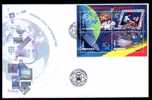 Romania FDC 2004 With Computers. - Informatik