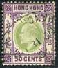 Hong Kong #80 Used 50c Edward VII From 1903 - Oblitérés