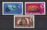 Pitcairn Islands, Serie 3, Year 1967, SG 82-84, Admiral Bligh, MNH ** - Pitcairn Islands