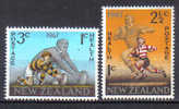 ZEL144 - NUOVA ZELANDA 1967 ,  Yvert Serie 462/4632  *** Rugby - Nuovi