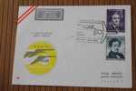16-6-1963 WIEN ZURICH 1ER PREMIER VOL:CARAVELLE FLUG DER AUA  REPUBLIK OSTERREICH LETTRE MARCOPHILIA P/ ZURICH SUISSE - Lettres & Documents
