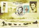 M772 Postal Card Romania Polar Explorer South Pole Paul Siple Chiens Dogs Perfect Shape - Explorateurs