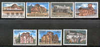 GREECE 1972  Monasteries And Churches SET MNH - Ongebruikt