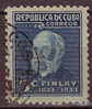 - CUBA - 1934 - YT N° 220  Oblitéré -  Finlay - Used Stamps