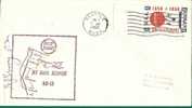 US - 2 - FIRST FLIGHT  JET MAIL SERVICE FROM SEATTLE 1960 CACHETED COVER - At Back LOS ANGELES  CDS CANCEL - 2c. 1941-1960 Lettres