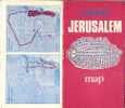 B0287 - Cartina - Map JERUSALEM 1979 - Toursim & Travels