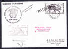 Enveloppe TAAF N°123  Cachets Posté à Bord - Paquebot - TAAF - Réunion  Du 17-09-1988  - Signature - Covers & Documents