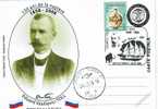 M872 Postal Card Romania Explorateurs Artica Eduard Vasilievici Toll Perfect Shape - Exploradores