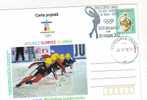 M893 Postal Card Romania Sport Patinage Short Track Vancouver 2010 Winter Olympics Perfect Shape - Figure Skating