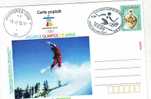 M901 Postal Card Romania Sport Snowboard Vancouver 2010 Winter Olympics Perfect Shape - Skateboard