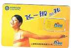 CINA  - CHINA MOBILE - GSM SIM CARD (WITH CHIP, USED)   -  MONTERNET: GIRL -  RIF. 2764 - China