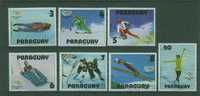 B180N0004 Ski Patinage Artistique Luge Bobsleigh 1734 à 1740 Paraguay 1979 Neuf ** Jeux Olympiques De Lake Placid - Winter 1980: Lake Placid