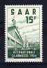 Saar - 1954 - Saar Fair - MH - Neufs