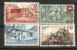 Switzerland1946: Michel471-4used - Used Stamps