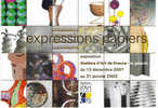 CPM Expressions Papiers Exposition Ateliers D'Art De France 2001 - Unclassified