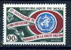 1967  MALI  World Health Org. Yvert Cat. N° 108  Absolutely Perfect MNH ** - WHO