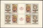 Czechoslovakia 1962 Mi# 1355-1356 Kleinbogen Used - World Exhib. Of Postage Stamps / Space - Europa