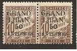 Lebanon 1924: Yvert 6mh* Pair - Other & Unclassified