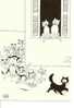 DESSIN ALBERT DUBOUT ENTRE CHATS (PETITE CHATTE ET SES PRETENDANTS) REF 18707 - Dubout