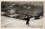 SUISSE VS - Crans Sur Sierre - Mont Lachaux, Grand Combin Et Mont Blanc (ski) - Sierre