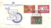 46116)LETTERA  F.D.C Somala Con 3 Valori + Annullo - Somalië (1960-...)