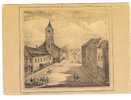Beaumont  Place Et Château  1815  Aprés Le Passage De Napoléon - Beaumont