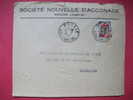 Algérie. Lettre Bougie 1949 Blason - Storia Postale