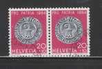 Yvert 732 En Paire Monnaie - Used Stamps