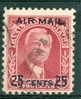 1929 Canal Zone 25c Air Mail Overprint Issue #C3  Error Stamp - Canal Zone