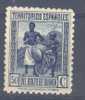 GUI250-A494.GUINEE. GUINEA ESPAÑOLA TIPOS DE 1931. 1934/1  (Ed 250**) Sin Charnela.LUJO. - Ifni