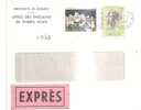 46345)lettera Principato Di Monaco Con 2 Valori + Annullo - Postmarks