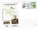M803 Postal Card Romania Maximum Card Mihail Petrovivi Lazarev Antartica Discover Perfect Shape - Onderzoekers