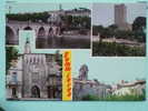 V5-30-gard-sommieres-place Saussines-la Tour Carree-tour De L'horloge-le Pont Romain Sur Le Vidourle - Sommières