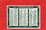 CALENDRIER 1934 LA CAPITALISATION RUE LOUIS LE GRAND PARIS EPARGNE - Petit Format : 1921-40