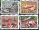 2004 Taiwan Crab Stamps Fauna Mud Wetland - Crustaceans