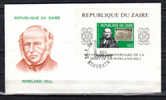 Zaire 1980, FDC,  Rowland Hill, Bf 38 ++  Timbre Sur Timbre  Leopard - Rowland Hill