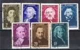 Rumania, Personajes 1968,  Yvert Num 1573-9 º - Used Stamps