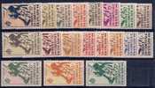 AOF - 4/22 - SERIE COMPLETE NEUVE LUXE MNH - Altri & Non Classificati