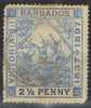 BARBADOS, 2 1/2 Penny, Yvert Num 72 º - Barbados (...-1966)