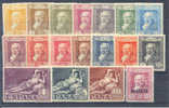 Quinta De Goya MH 1930 Con El Urgente Edifil 499/516  Con Fijasellos Yvert 412/28+expres 8 - Unused Stamps