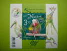 Ukraina 2009 Parrots Papagei Birds Zoo Block ** MNH - Papegaaien, Parkieten