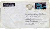 Hong Kong: 1977 Bel Aérogramme "dragon" Circulé Vers Les U.S.A - Postal Stationery