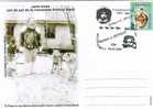 M827 Postal Card Romania Explorateurs North Pole Robert Peary And Husky Dogs Perfect Shape - Explorateurs