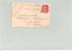 Carte Lettre Semeuse 138 Oblitere ANNEYRON DROME - 1877-1920: Semi Modern Period