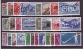 SUISSE 1 LOT DE 7 SERIES ....FETES NATIONALES - Usati