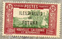 Wallis Et Futuna : Case De Chef Indigène - Timbre De Nouvelle-Calédonie De 1928/38, Surchargés - Ongebruikt